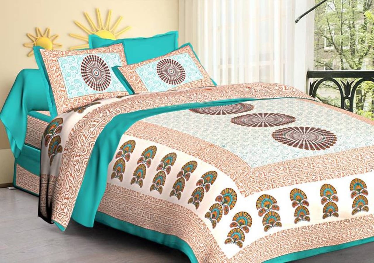 Comfy Cotton Regular use Double Bedsheet