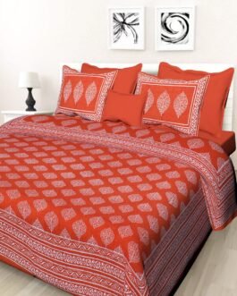 Festive Special Red Double Bedsheet