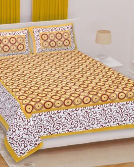Sunshine Printed Jaipuri Bedsheet