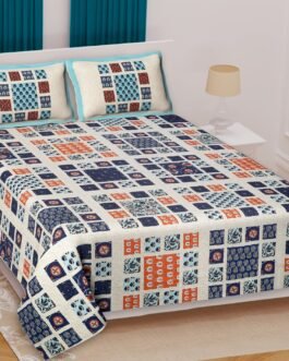 Cotton Double Bedsheet Barmeri Print