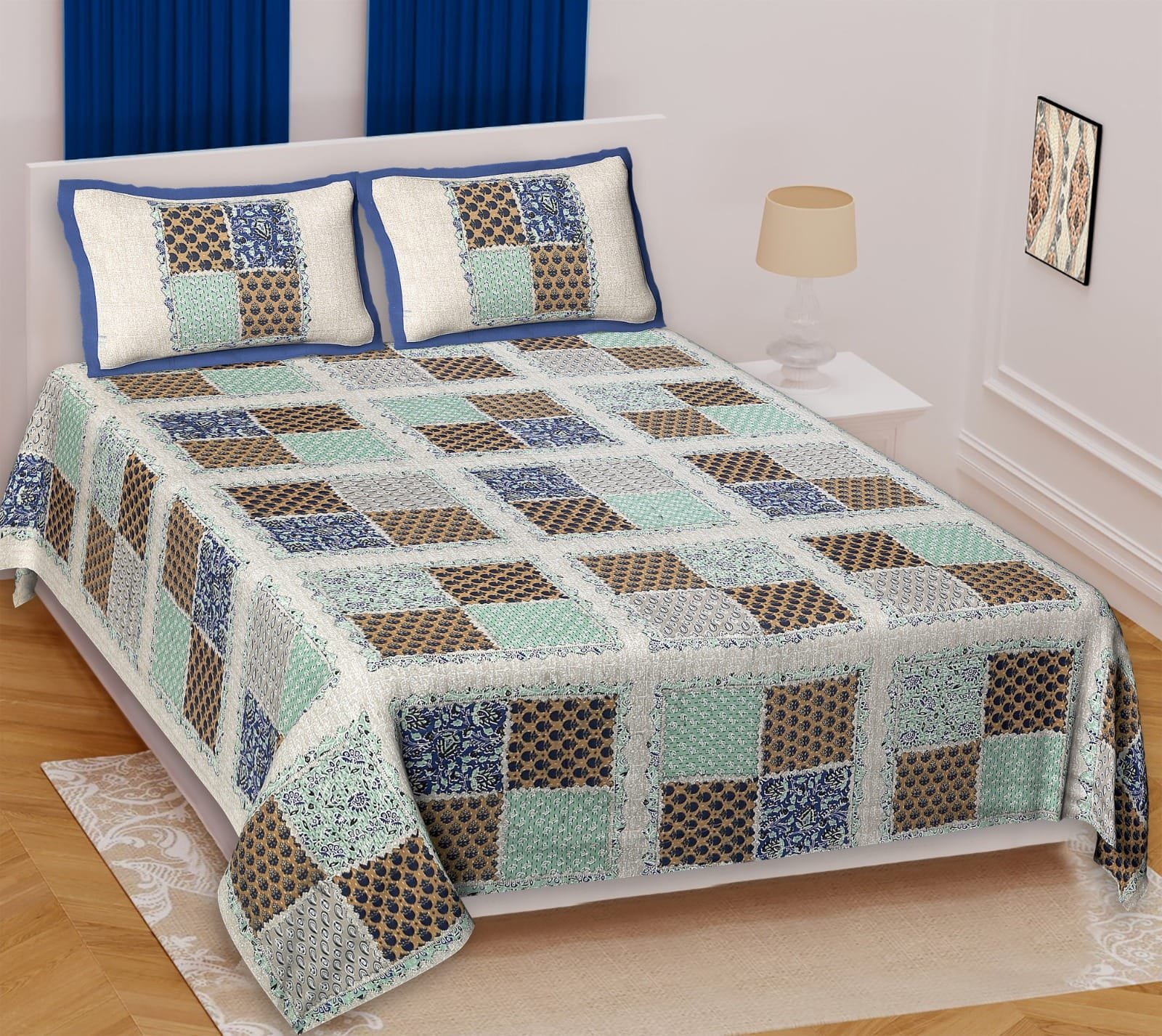 Comfortable Super king Size Double Bedsheet