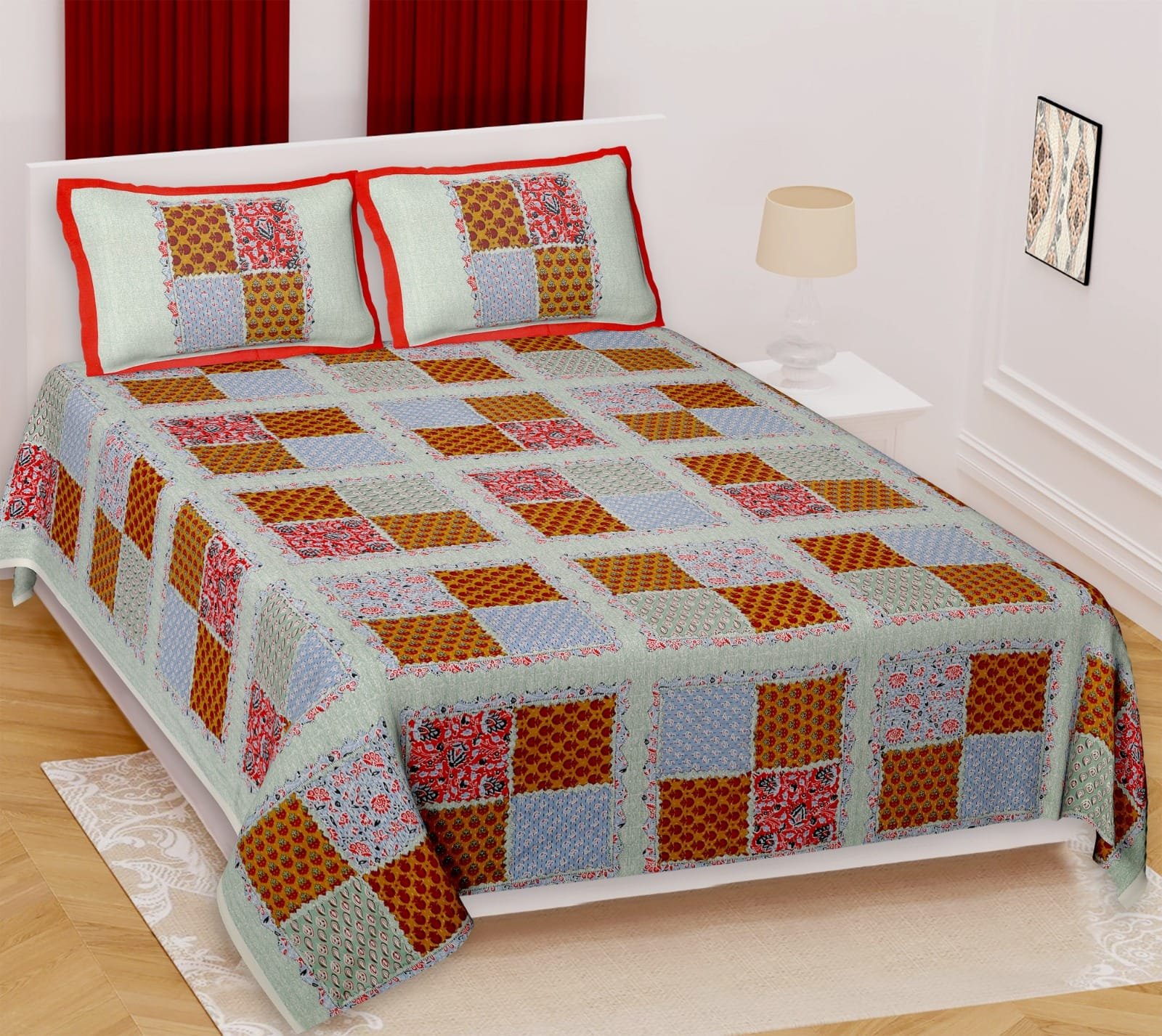 Regular Use Super King Size Double Bedsheet